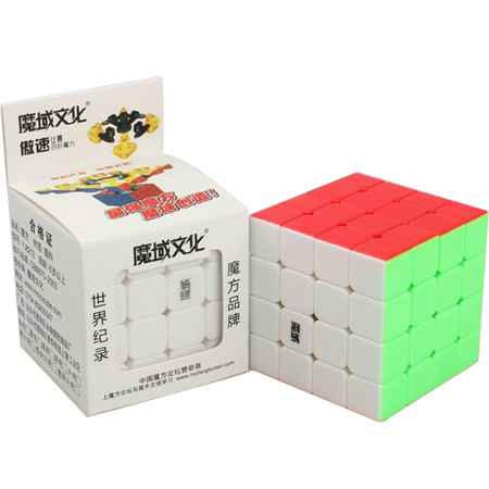 MoYu AoSu 4x4x4 Stickerless Speed Cube 62mm Standard Color